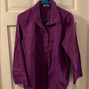 Chico’s brand purple shirt